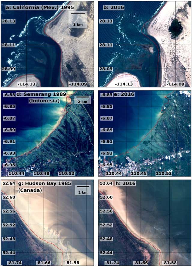 Why does climate change cause sea levels to rise, but these beaches do not sink but expand? Picture 7