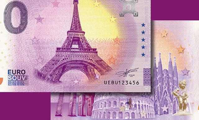 Picture 3 of Why does Europe have a seemingly 'useless' paper currency: 0 Euro bill, even cost to buy?
