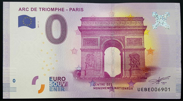 Picture 5 of Why does Europe have a seemingly 'useless' paper currency: 0 Euro bill, even cost to buy?