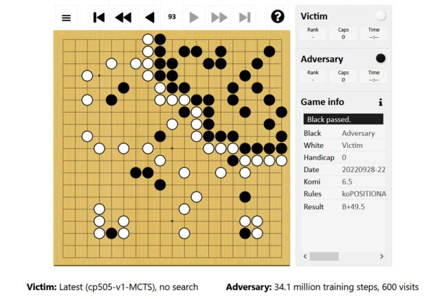 Picture 2 of World's leading artificial intelligence outsmarted in Go with just a 'trivial trick'