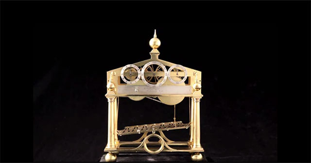 19th century rolling ball chronometer