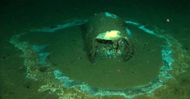 25,000 barrels of undissolved pesticides on the seabed