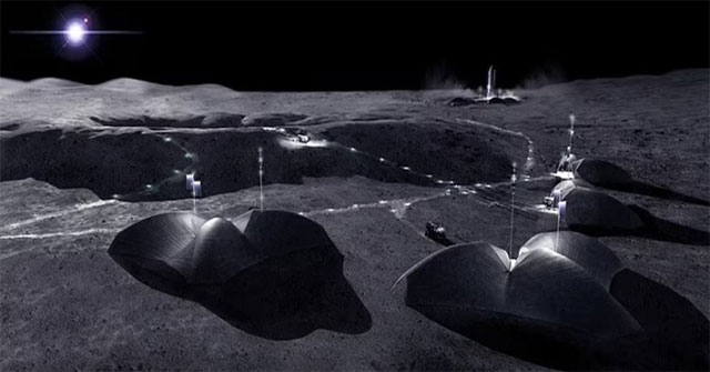 3D printed bunker protects astronauts on the Moon