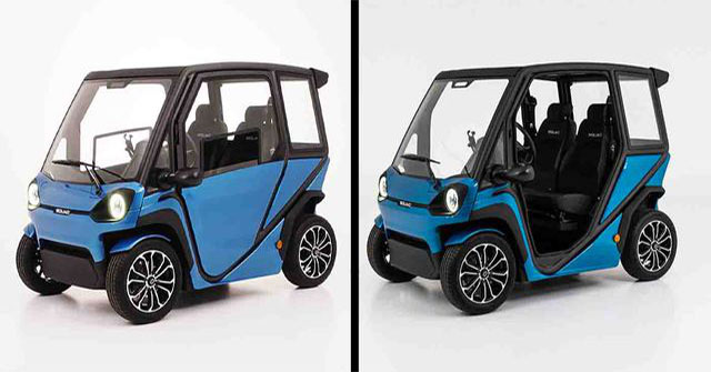 A close-up of a mini car model priced at only VND 150 million is causing a fever: Driving without a driver's license