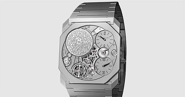 Admire the world's thinnest mechanical watch