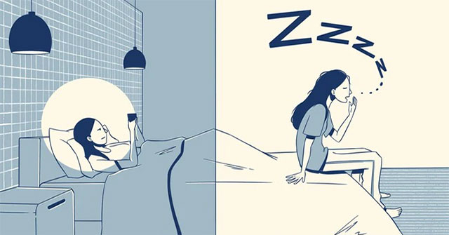 After a tiring day of work, why do you still try to stay up all night scrolling on your phone?