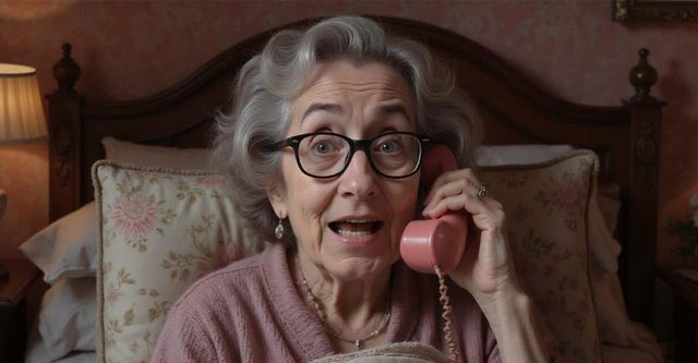 AI old lady 'fights back' against scammers day and night tirelessly