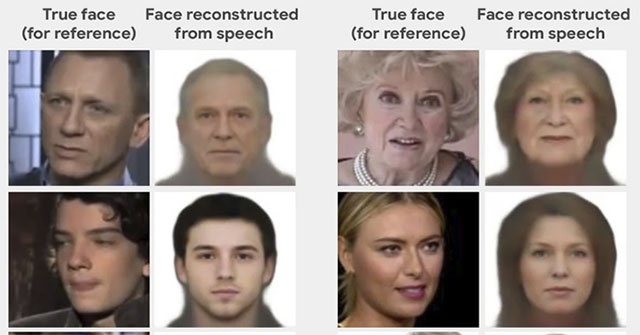 AI technology helps to reconstruct portraits almost sculpted from just the voice