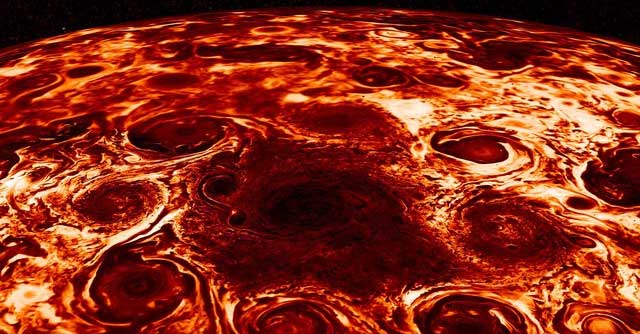 Arranged in strange shapes, giant tornadoes on Jupiter leave scientists stunned