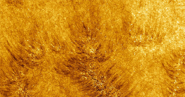 Beautiful image of the Sun taken by the world's most modern telescope