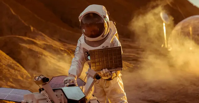 Building a battery that can generate electricity from the atmosphere on Mars