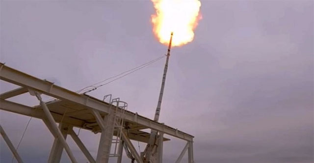 'Cannon' launches satellite into orbit in 10 minutes