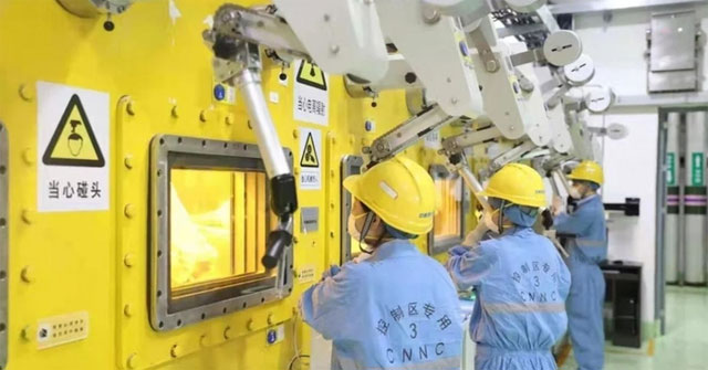 China inaugurated a plant that turns nuclear waste into glass