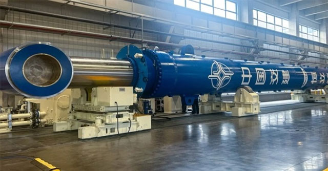China produces the world's most powerful hydraulic cylinder