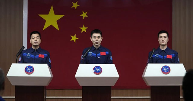 China sent a new group of astronauts to the Thien Cung space station
