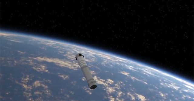 Chinese heavy rocket design returns with clamp