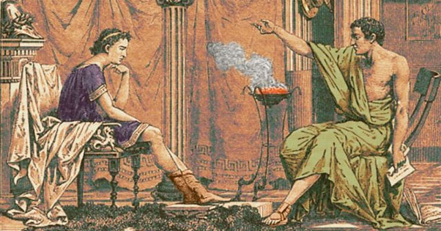Cloth suspected to be the legendary purple cloak of Alexander the Great