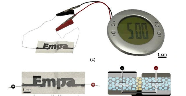 Create a paper and water-powered battery that's as powerful as an AA battery