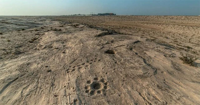 Decipher the 'mysterious' carving in the desert in Qatar