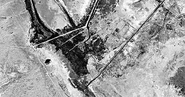 Declassified spy satellite, 1,400-year-old ghost town appears
