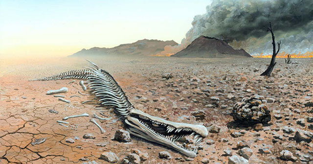 Detecting a fairly recent 'doomsday', destroying 63% of animals