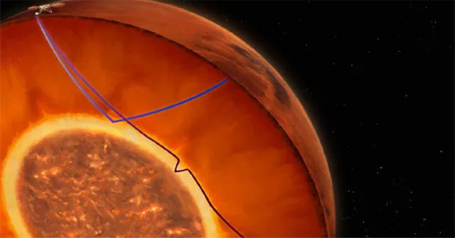 Detecting the vibration of NASA's spacecraft before 'death' on Mars