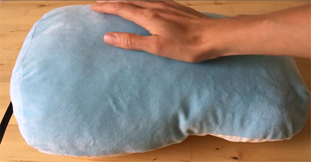 Developing a 'breathing pillow' that helps huggers reduce stress