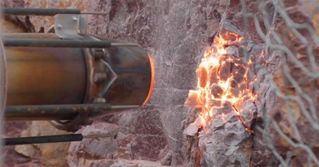 Development of a robot that can dig through the hardest rock