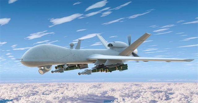 Discover a new type of secret armed UAV with great firepower of the US