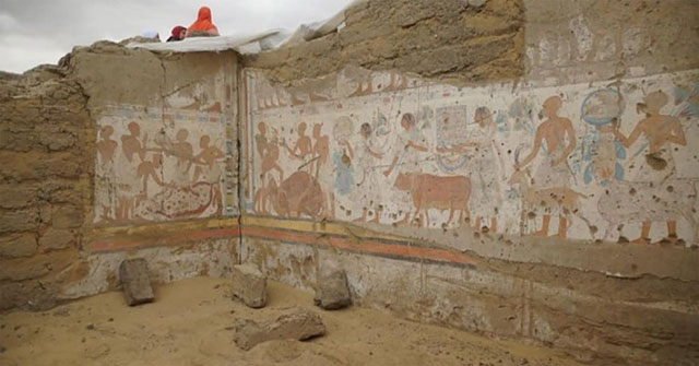 Discovered the tomb of the treasurer of the Egyptian pharaoh
