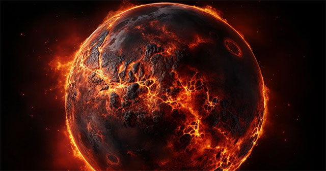 Earth appears another 'super ocean of death'?