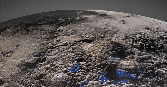 First detection of traces of CO2 and H2O2 on the surface of the moon Charon