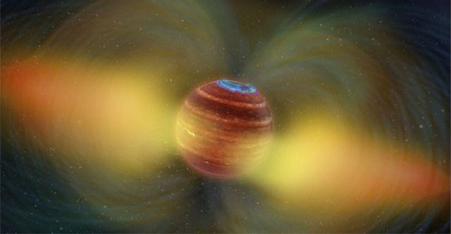 First discovery of life-preserving magnetosphere outside the Solar System