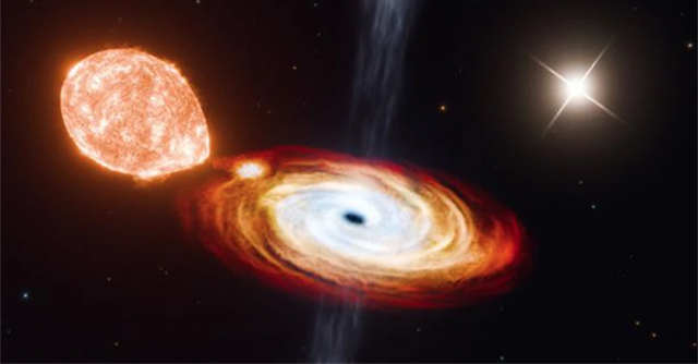 First discovery of triple black hole system