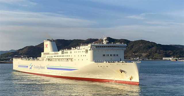 For the first time in the world, a large automatic ferry runs 240km in the Sea of ​​Japan