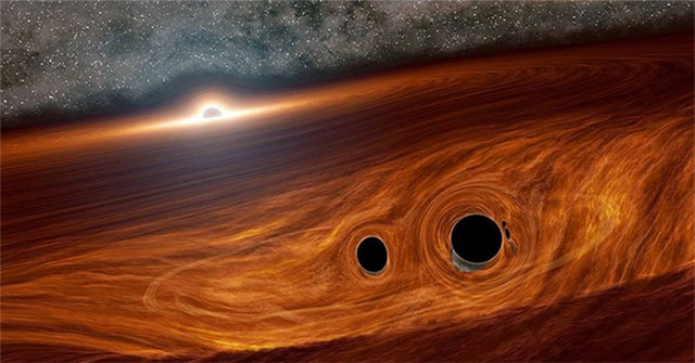 For the first time, light can be detected from the collision between two black holes