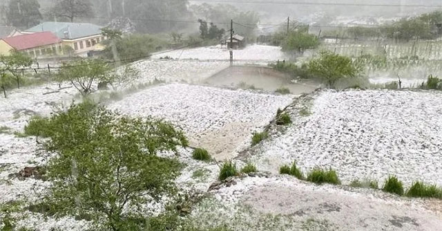 Hail covered a large area of ​​three Northwest provinces