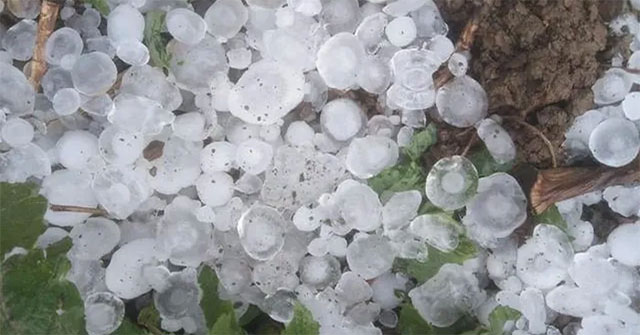 Hail will also appear a lot in the North in the near future