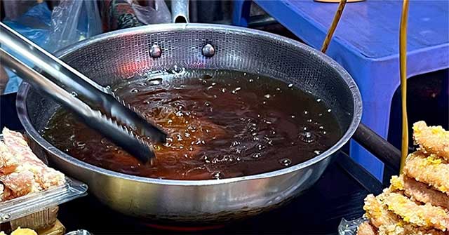 How can using cooking oil incorrectly cause increased blood fat?