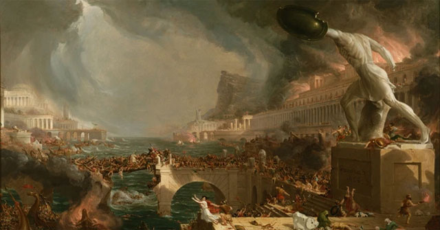 How dark was the Dark Ages in human history?