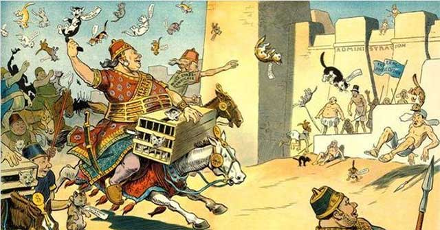 How did cats cause the ancient Egyptians to lose their country?