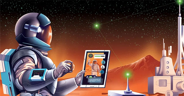 How do astronauts 'catch' Wifi networks on Mars?