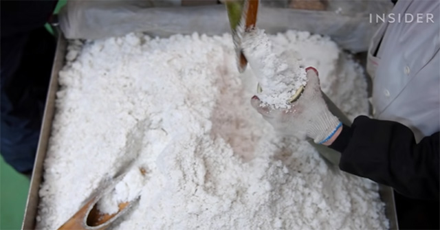How is the most expensive salt in the world produced?