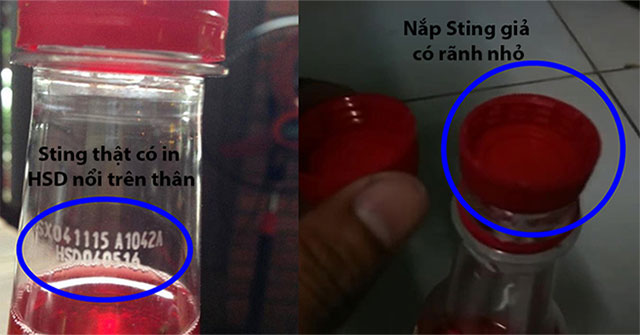How to distinguish real and fake soft drinks