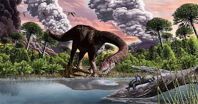 How was the environment and climate of Earth during the dinosaur era different from today?