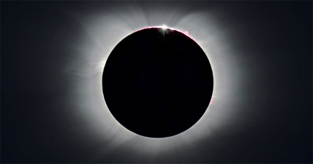 How will the total solar eclipse on April 8 take place?