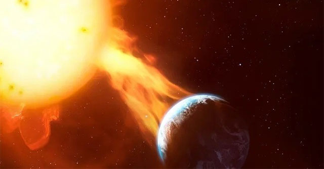 Huge explosions can be seen during the total solar eclipse on April 8