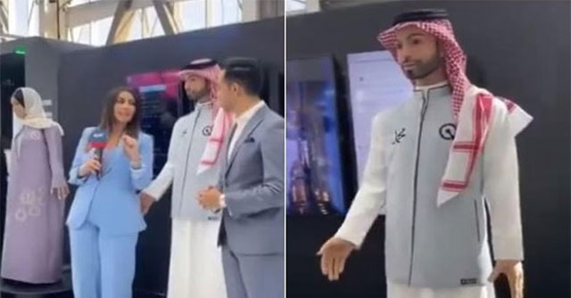 Humanoid robot caused controversy when it groped reporters