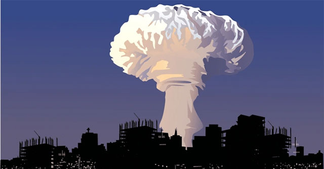 If a nuclear disaster occurs, where is the safest place to take shelter?