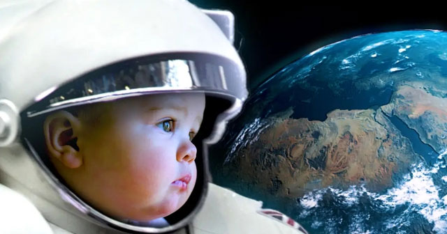 If humans were born on the moon, they would change beyond belief.